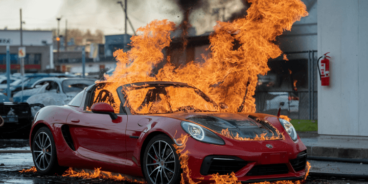 a Car Fire Extinguisher