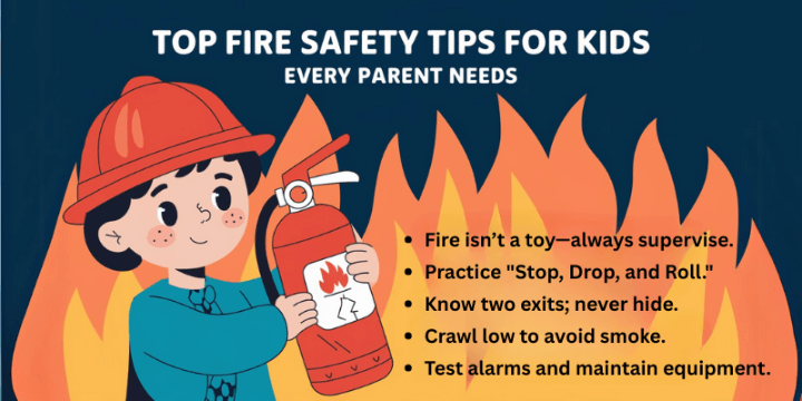 Fire Safety Tips for Kids - Teaching the Basics